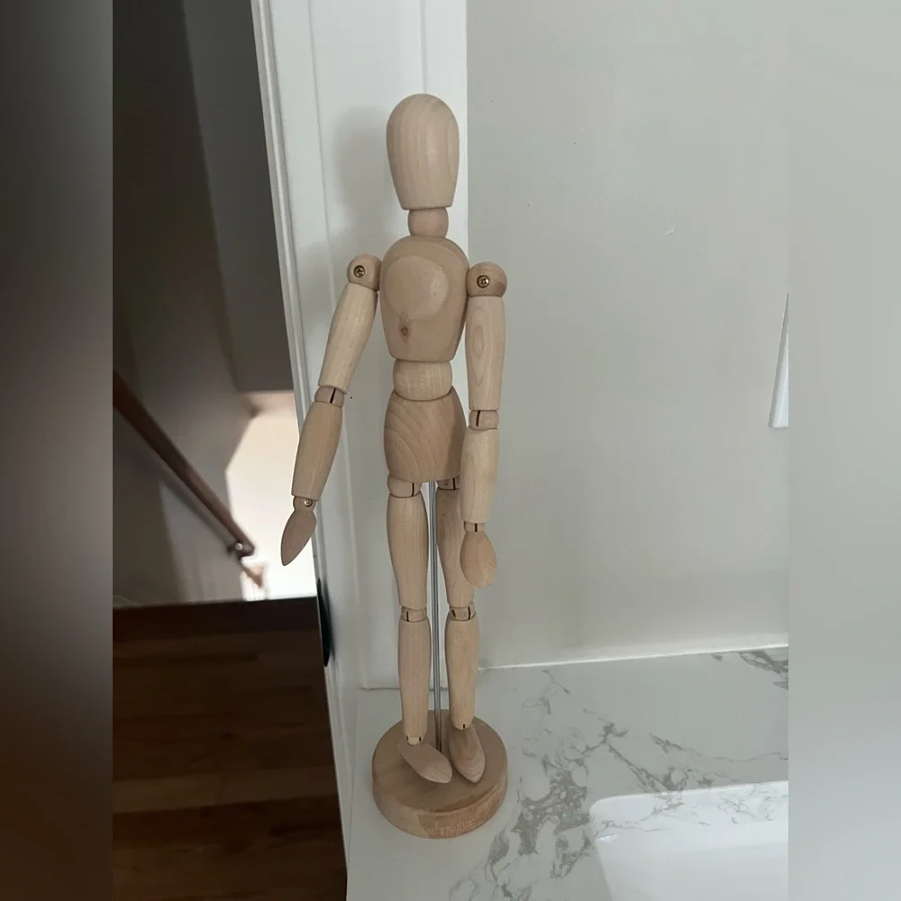 IKEA Natural Wood Gestalta Artist Mannequin - Beige